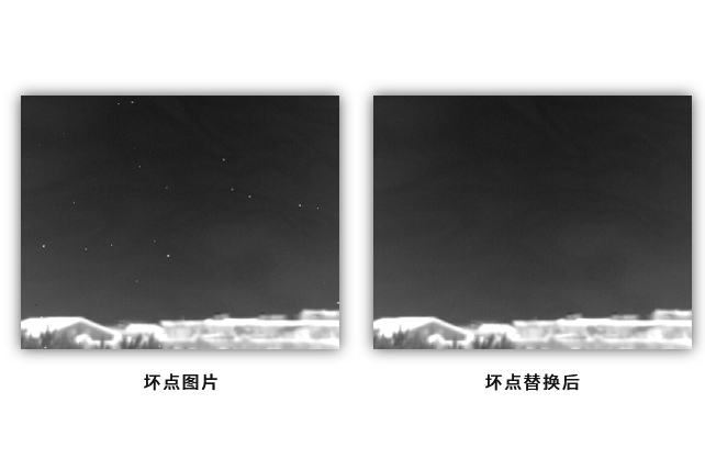 红外图像的坏点、鬼影、锅盖效应图解