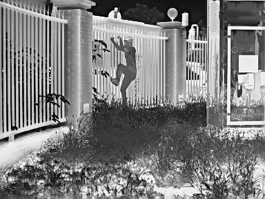 红外热成像能穿墙看人吗？